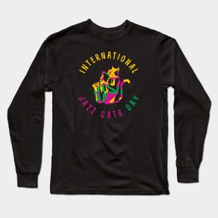 International Jazz Cats Day Long Sleeve T-Shirt